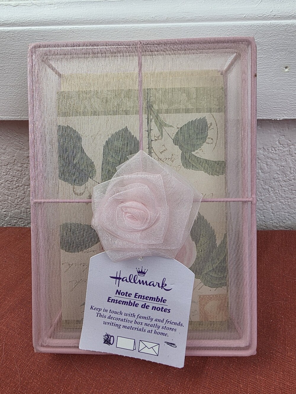 Hallmark Collectible Note Ensemble In Organza Box 12 Cards Remaining
